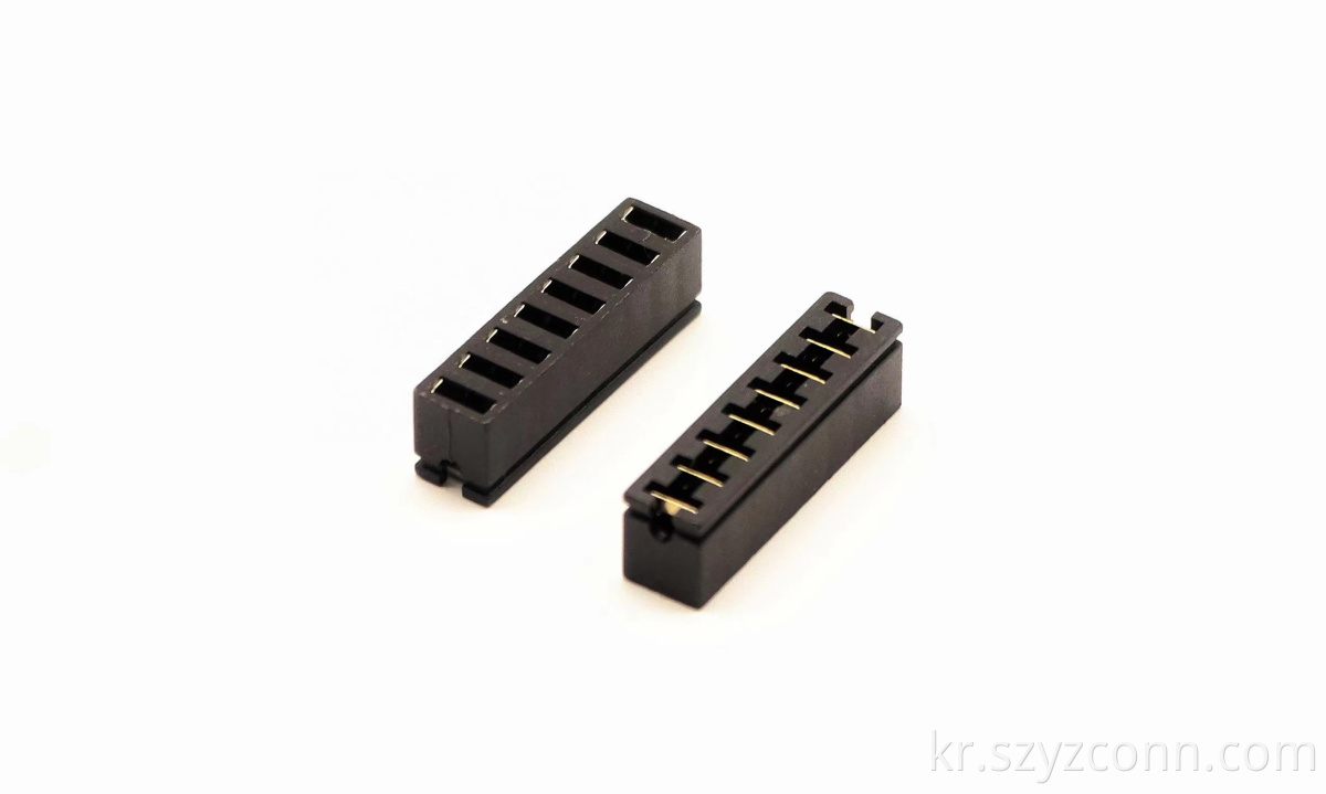 2.54mm피치 미니 점퍼 OPEN H6.0mm 브론즈 하프골드 1*8P 2.54mm Pitch Mini Jumper OPEN H6.0mm Bronze Half-gold 1*8P